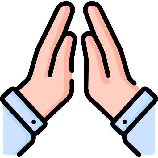 Namaste hand cultures gesture icon Namaste hand cultures gesture icon