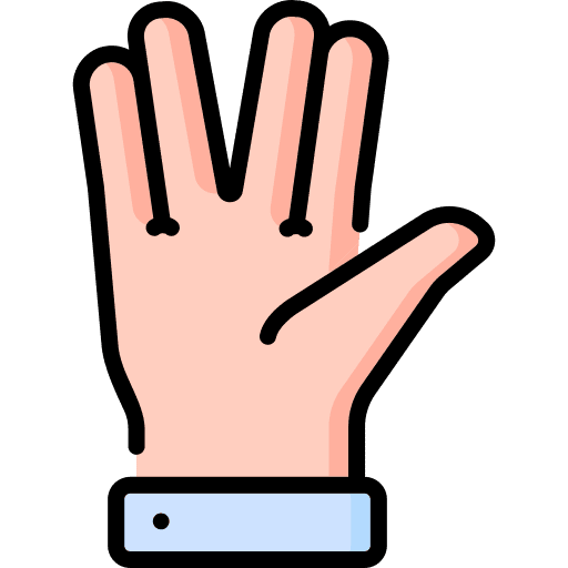 Vulcan hands and gestures hand spock icon Vulcan hands and gestures hand spock icon