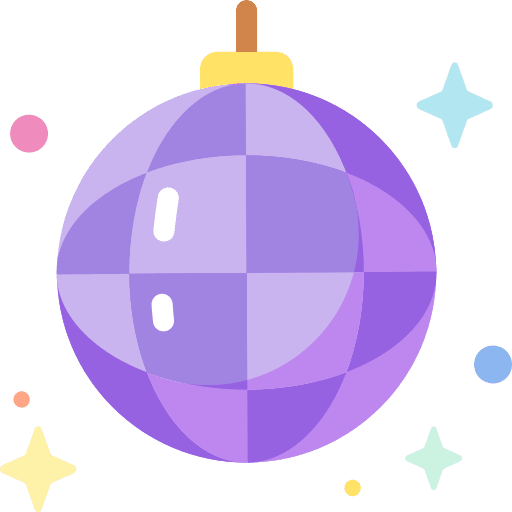 Disco ball club disco dance party icon