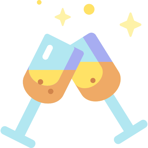 Toast toast glasses champagne icon Toast toast glasses champagne icon