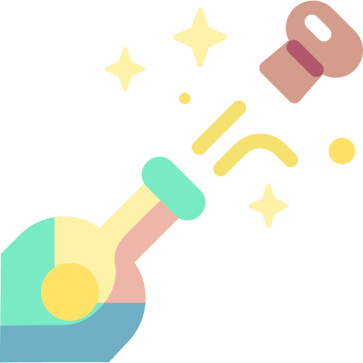 Champagne champagne pop celebration icon Champagne champagne pop celebration icon