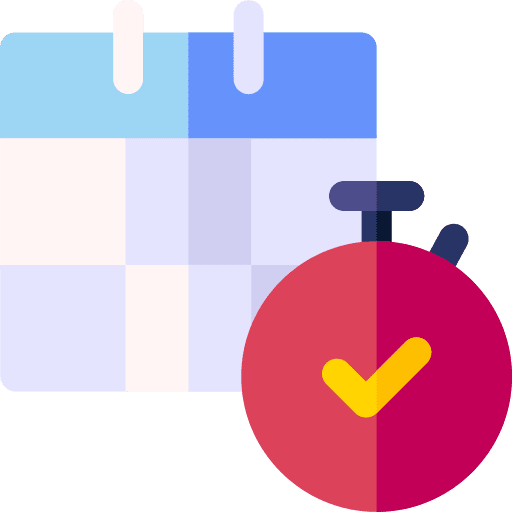 Deadline stopwatch clock chronometer icon