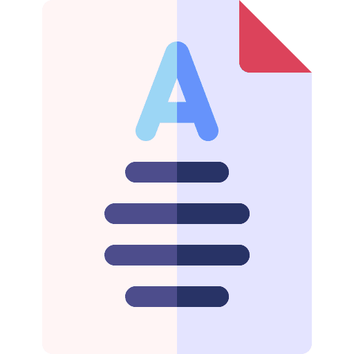 Exam student grades a report icon