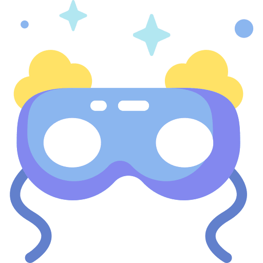 Mask party costume celebration icon Mask party costume celebration icon