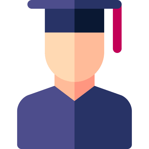 Graduate student graduate university icon Graduate student graduate university icon