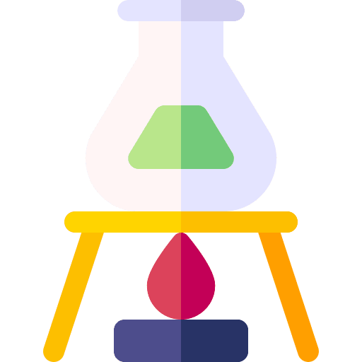 Science education medical chemistry icon Science education medical chemistry icon