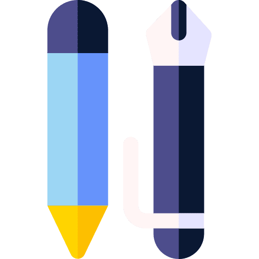 Stationery tools education pencil icon Stationery tools education pencil icon