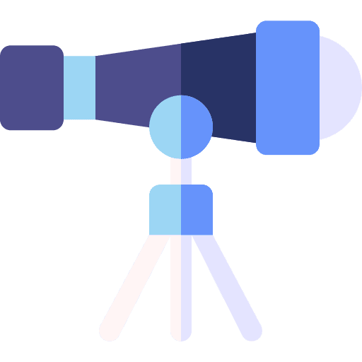 Telescope education telescope tripod icon Telescope education telescope tripod icon