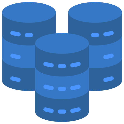 Big data center data center data icon