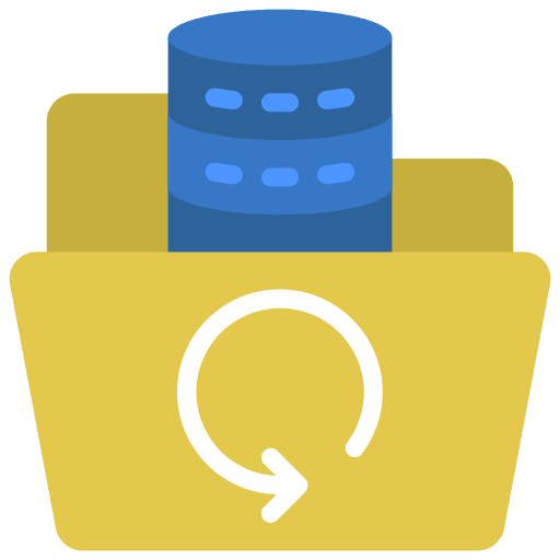 File backup refresh ui data icon