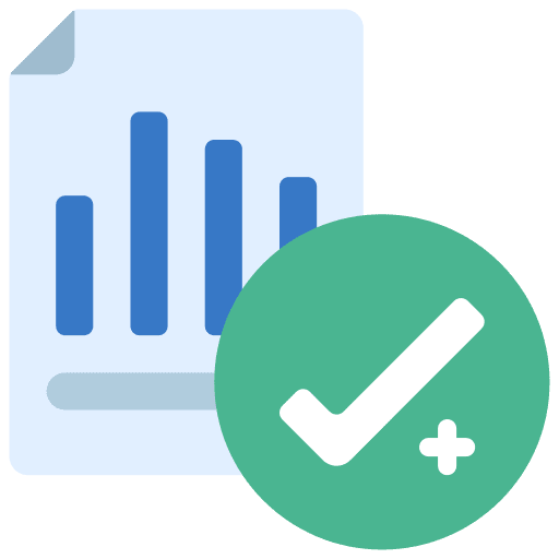 High quality files and folders evaluation computer icon