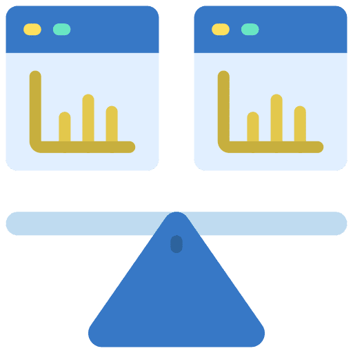 Load balancer computer work technology icon