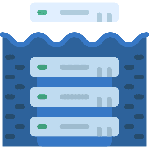 Dark data dark data big data information icon