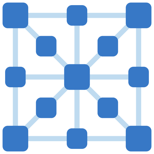 Data complexity complex framework transformation icon