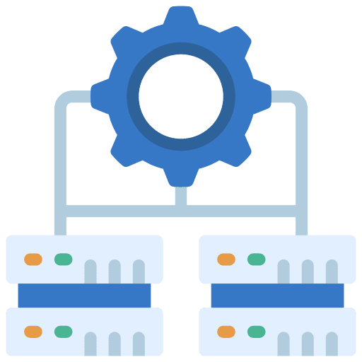 Data management data management file seo and web icon