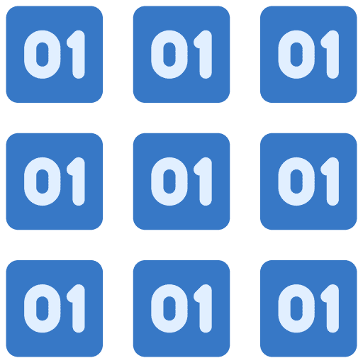 Structured data data storage structure icon