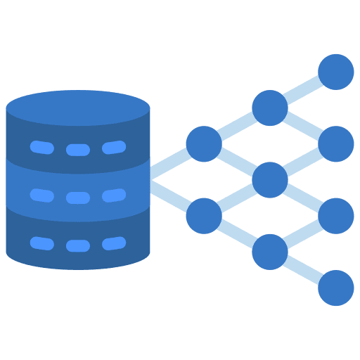 Variety algorithm data database icon