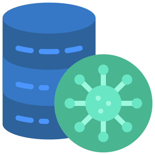 Virus attack computer virus attack malware icon