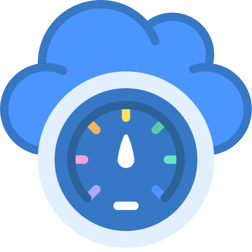 Performance connection speed interface icon