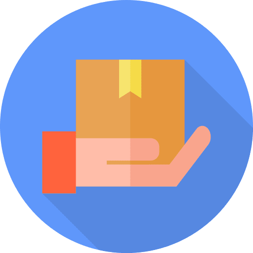 Box care goods product management icon Box care goods product management icon