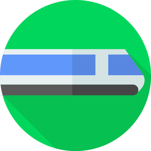 Train metro transport tube icon Train metro transport tube icon