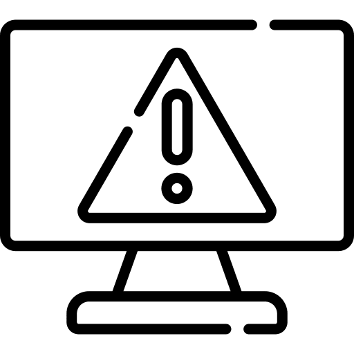 Error computer notice error icon Error computer notice error icon