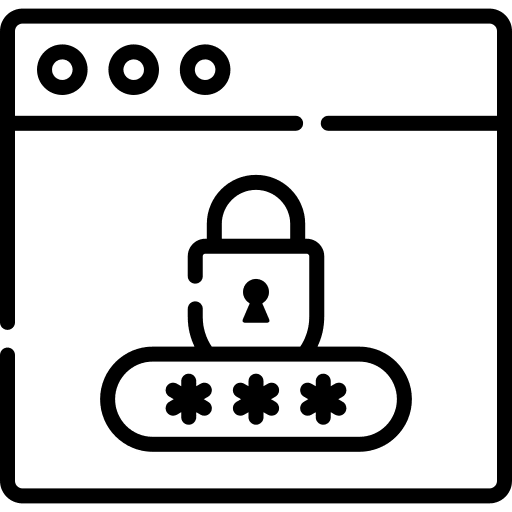 Lock secure padlock password icon Lock secure padlock password icon