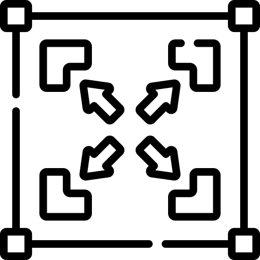 Maximize orientation arrows interface icon Maximize orientation arrows interface icon