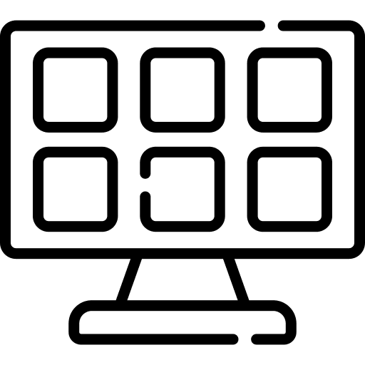 Window operating system windows monitor icon Window operating system windows monitor icon