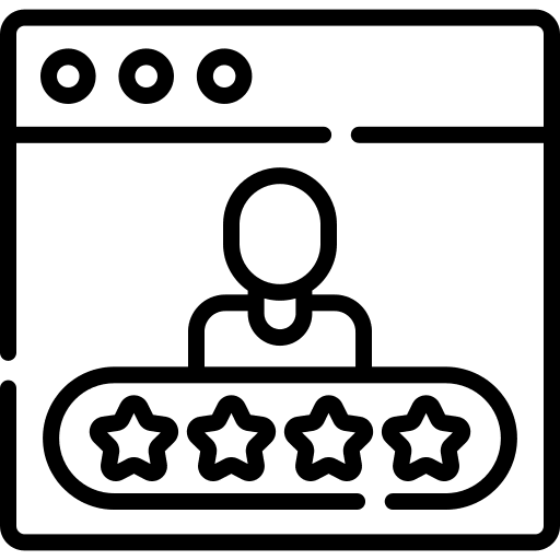 Rating star marketing team building icon Rating star marketing team building icon