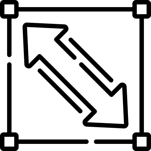 Resize decrease interface arrow icon Resize decrease interface arrow icon