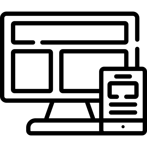 Responsive design electronics responsive design internet icon Responsive design electronics responsive design internet icon