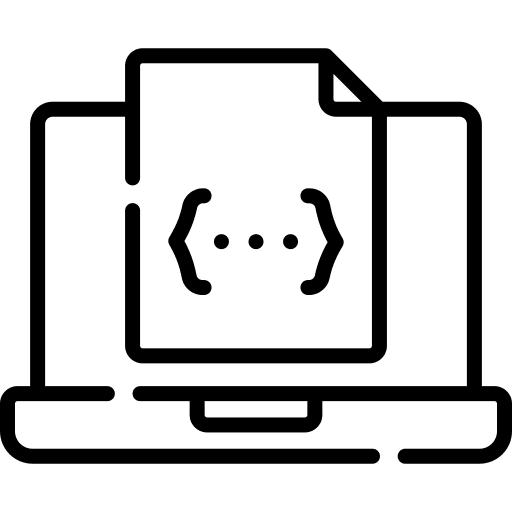 Css developer laptop web icon Css developer laptop web icon