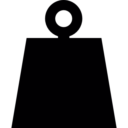 Kilograms weight  heavy sports weight icon