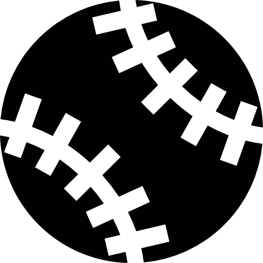 Leather baseball ball baseball ball sports ball baseball equipment icon