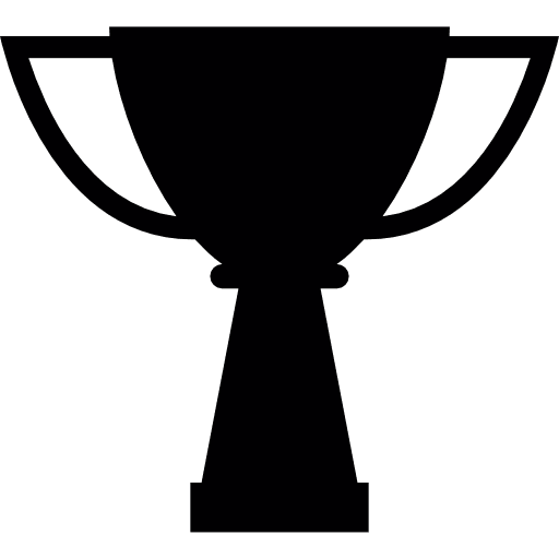 Winners cup silhouette cup awards icons trophy icon