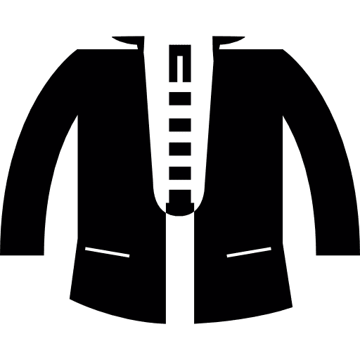 Tie & jacket jacket fashion tie icon