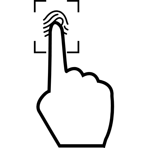 Fingerprint scanning fingerprint scanning scan fingerprint scanner icon