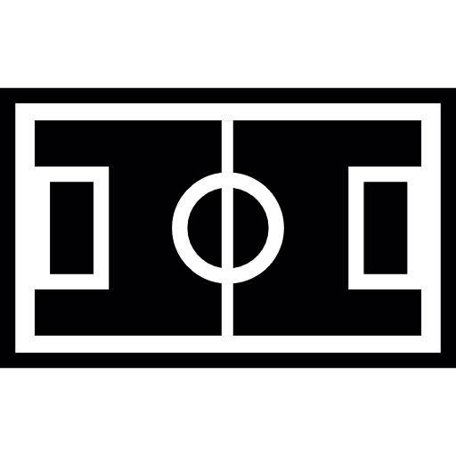 Football field soccer field football icon