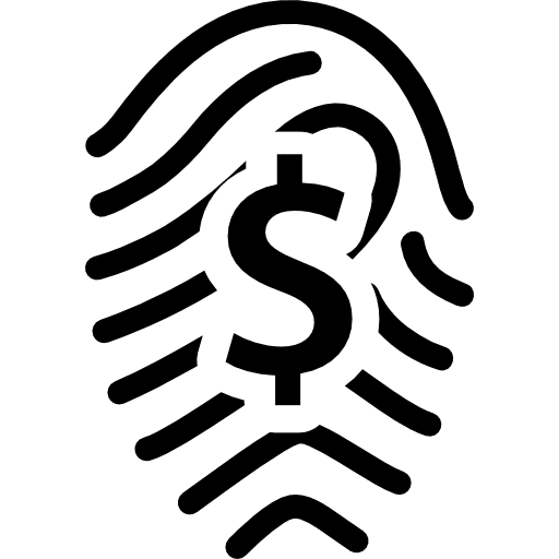 Fingerprint with dollar sign dollar sign fingerprint fingerprints icon Fingerprint with dollar sign dollar sign fingerprint fingerprints icon