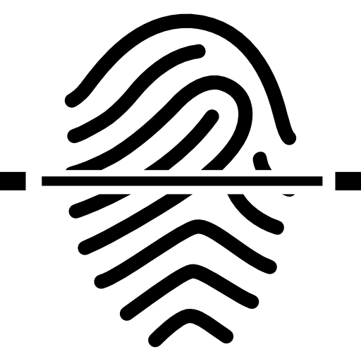 Fingerprint ongoing scanning fingerprint scanning scanning technology icon Fingerprint ongoing scanning fingerprint scanning scanning technology icon