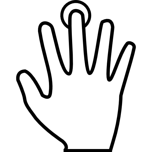 Fingerprint scanning of middle finger interface fingerprint scan fingerprint scanner icon Fingerprint scanning of middle finger interface fingerprint scan fingerprint scanner icon