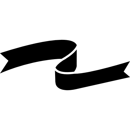 Curled ribbon style ribbon design ribbons ribbon icon