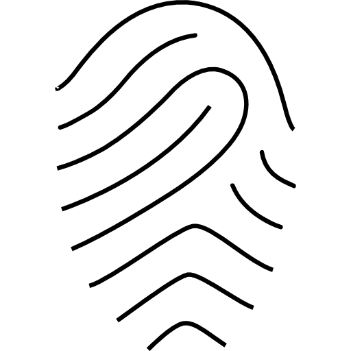 Fingerprint thin outline signs outline fingerprints icon Fingerprint thin outline signs outline fingerprints icon