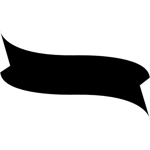 Ribbon black shape black banner design dark icon