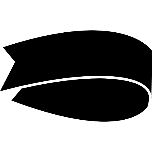 Folded ribbon folded banner ribbon design icon Folded ribbon folded banner ribbon design icon