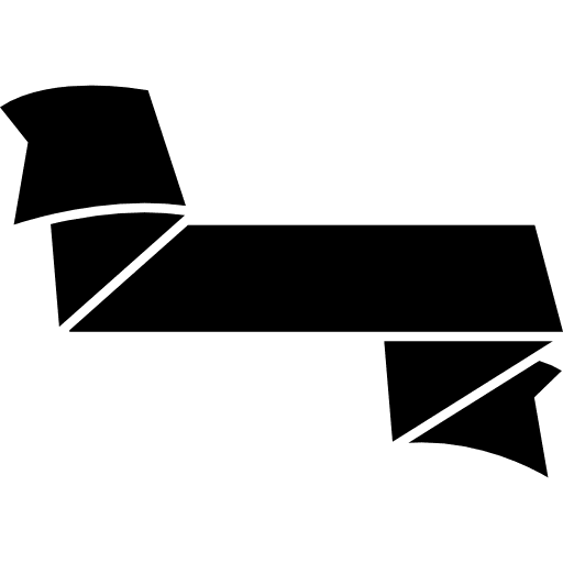 Ribbon dark shape banners black ribbons icon Ribbon dark shape banners black ribbons icon