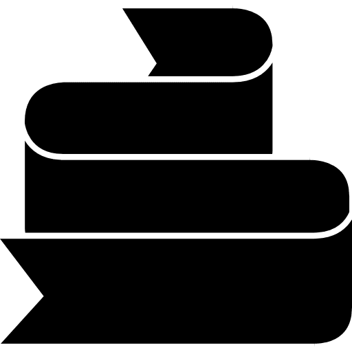 Swirled ribbon banner ribbon ribbons icon Swirled ribbon banner ribbon ribbons icon