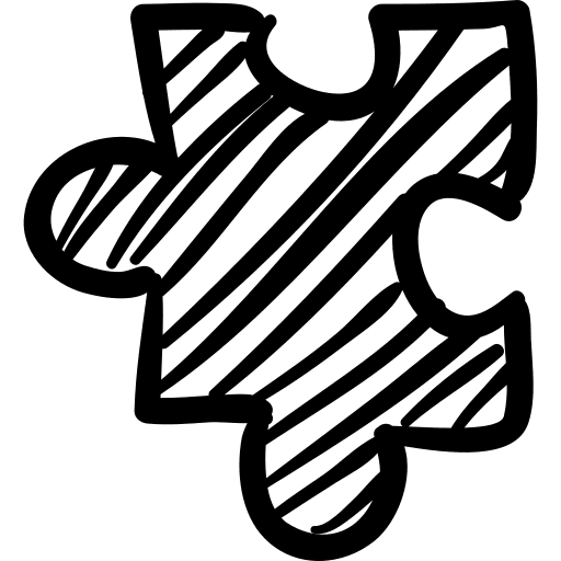 Shape shapes puzzle piece icon