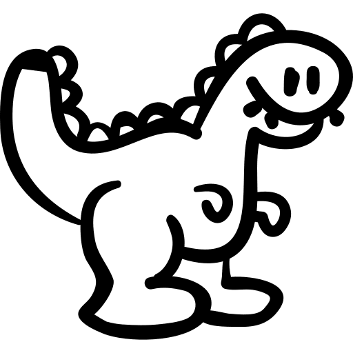 Animal dinosaurs animal extinguished icon